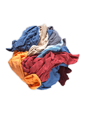 NEW COLOUR KNIT RAGS FRESH MILL END MATERIAL