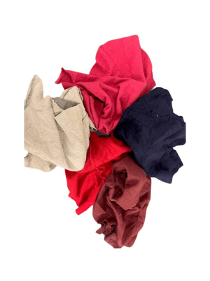 RECYCLED COLOUR SWEAT (FLEECE) RAGS